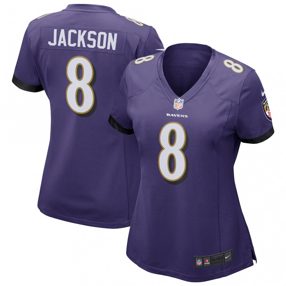 Lamar Jackson Baltimore Ravens Nike Women's Game Jersey - Purple-GridironStore
